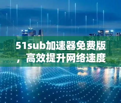 51sub加速器免费版，高效提升网络速度的优质选择