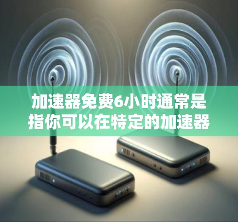 加速器免费6小时通常是指你可以在特定的加速器上使用6个连续的小时，但无法无限使用。以下是一些可能的解释